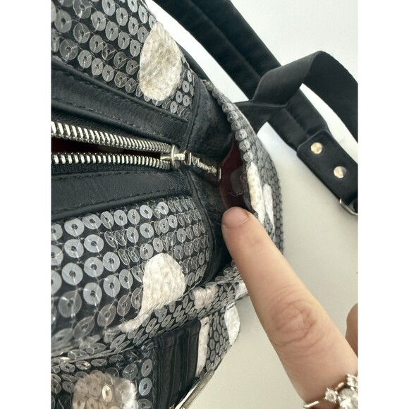 Loungefly Disney Parks Minnie Mouse Sequined Polka Dots Mini Backpack Used main image 15